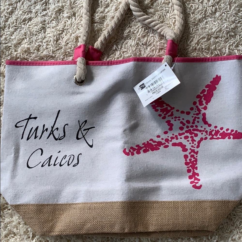 Canvas beach bag brand new